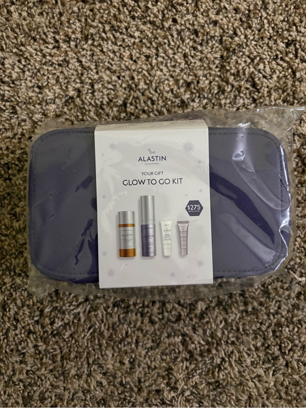 Alastin Glow To Go Kit - Purple Travel Pouch